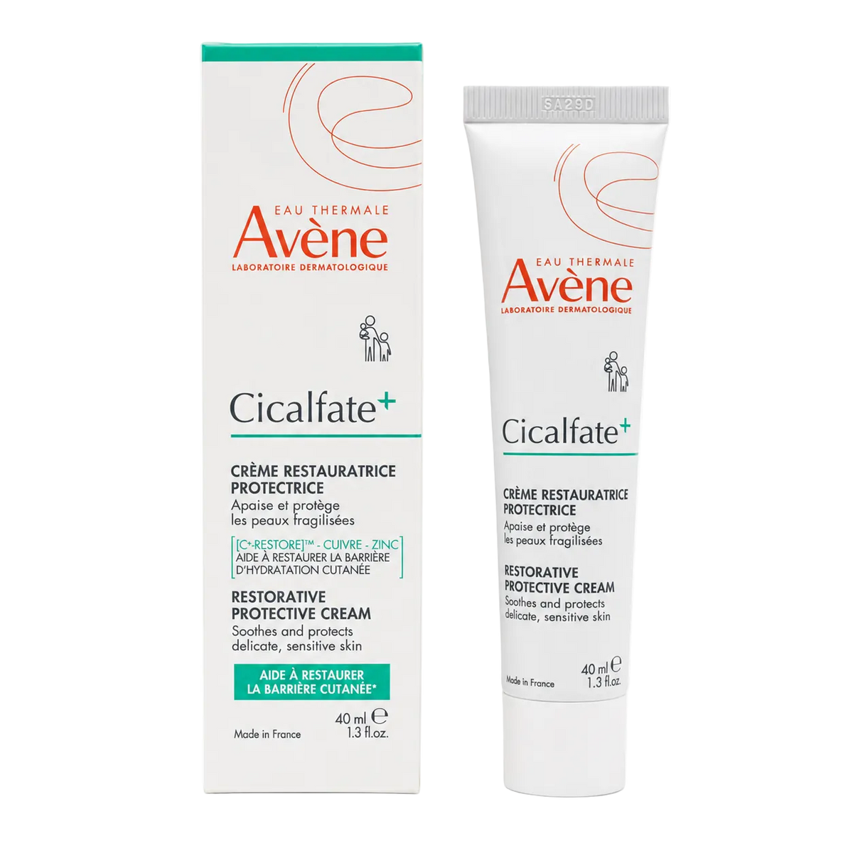 Avène Cicalfate+ Repair-Creme 40 ml – Tube und Umkarton, EAN 3282770204667