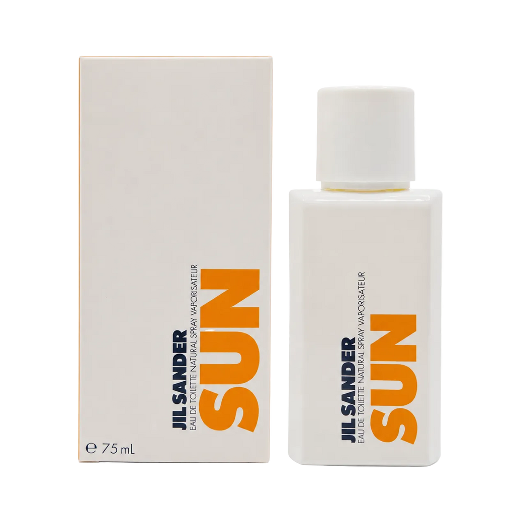 Jil Sander Sun Eau de Toilette 75 ml – Flakon und Umkarton, EAN 3414201002683