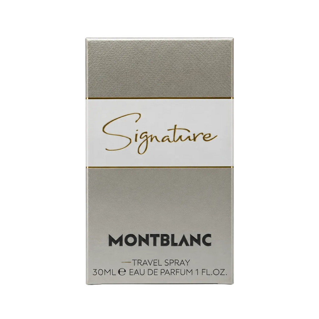 Montblanc Signature Eau de Parfum Travel Spray 30 ml, Verpackung Vorderseite